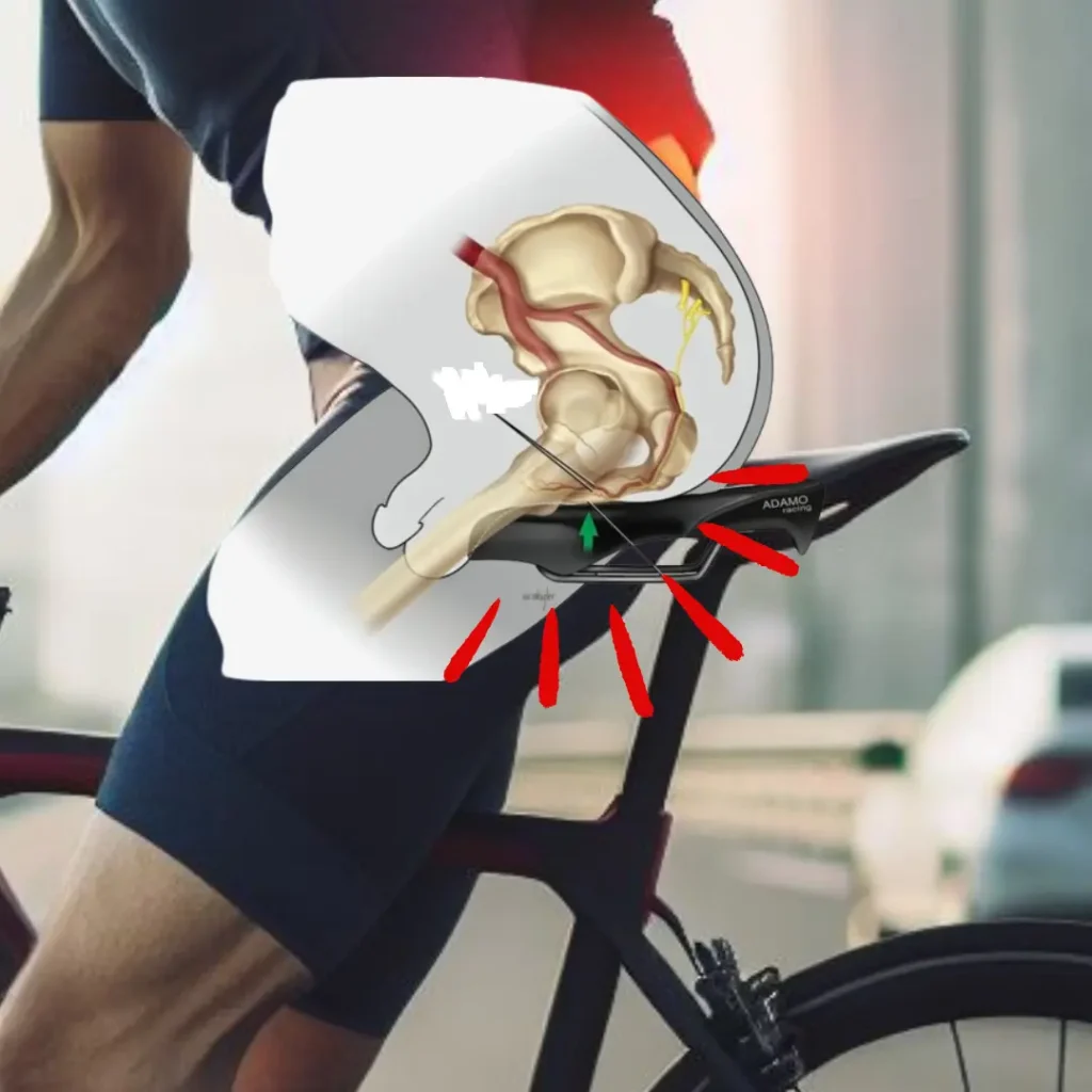 Prostate pain while cycling